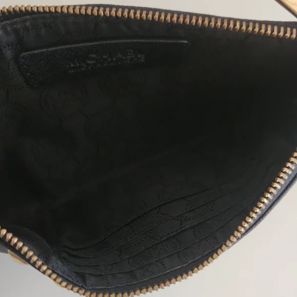 Michael Kors Black Wristlet with Gold Accents - Picture 7 of 9